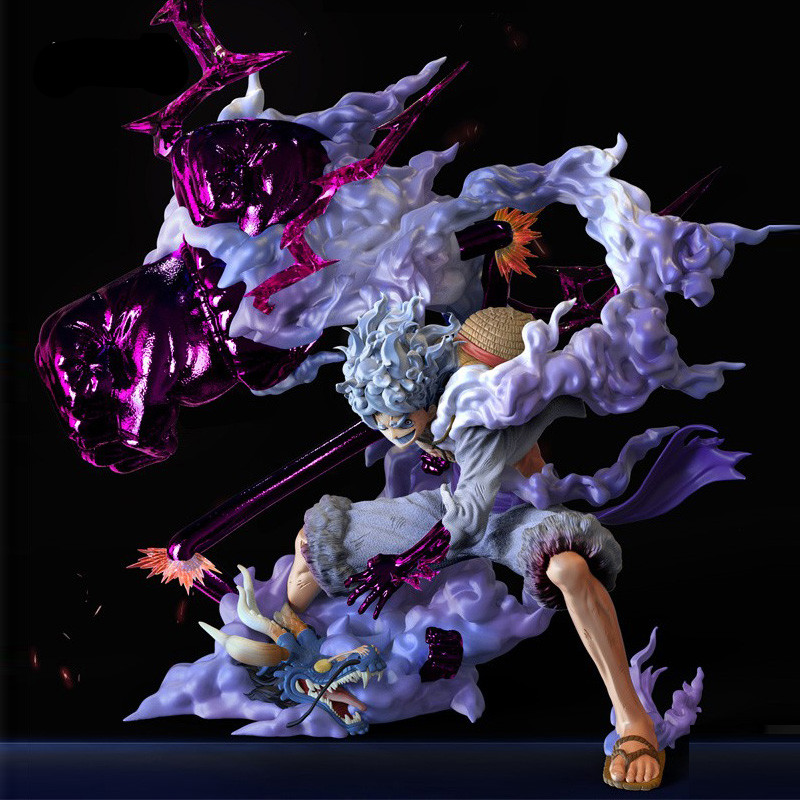 路飞手办五档太阳神海贼王iu尼卡五档路飞pop和之国索隆觉醒航海王