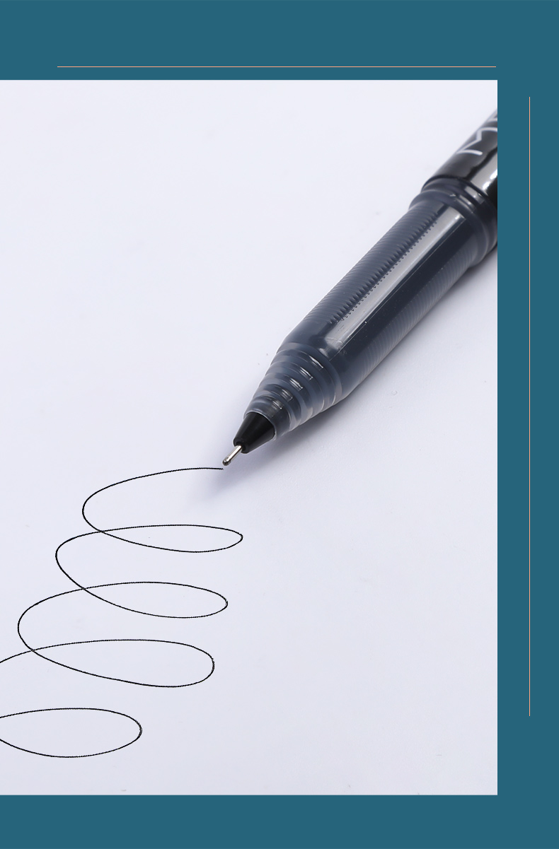 晨光文具大容量中性笔05彩色笔拔帽笔记笔多色学生标记备注笔c5601