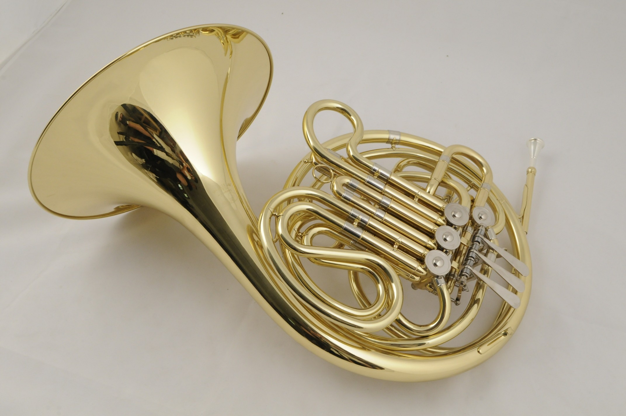 巴哈降b调单排四键圆号乐器美国b-f调双排圆号乐队教会专业演奏定制款