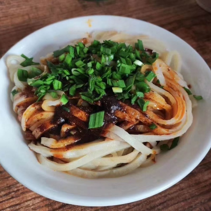 陕西特产建奇旋面 陕西澄城特产建奇旋面踅面真空装 荞面 十袋装