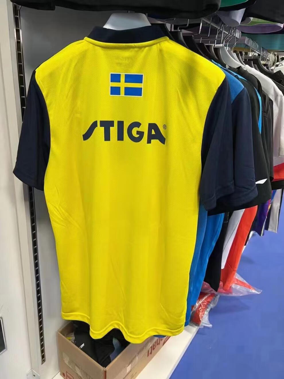 韬航stiga斯蒂卡21新款乒乓球服男女通用瑞典比赛运动服短袖t恤速干