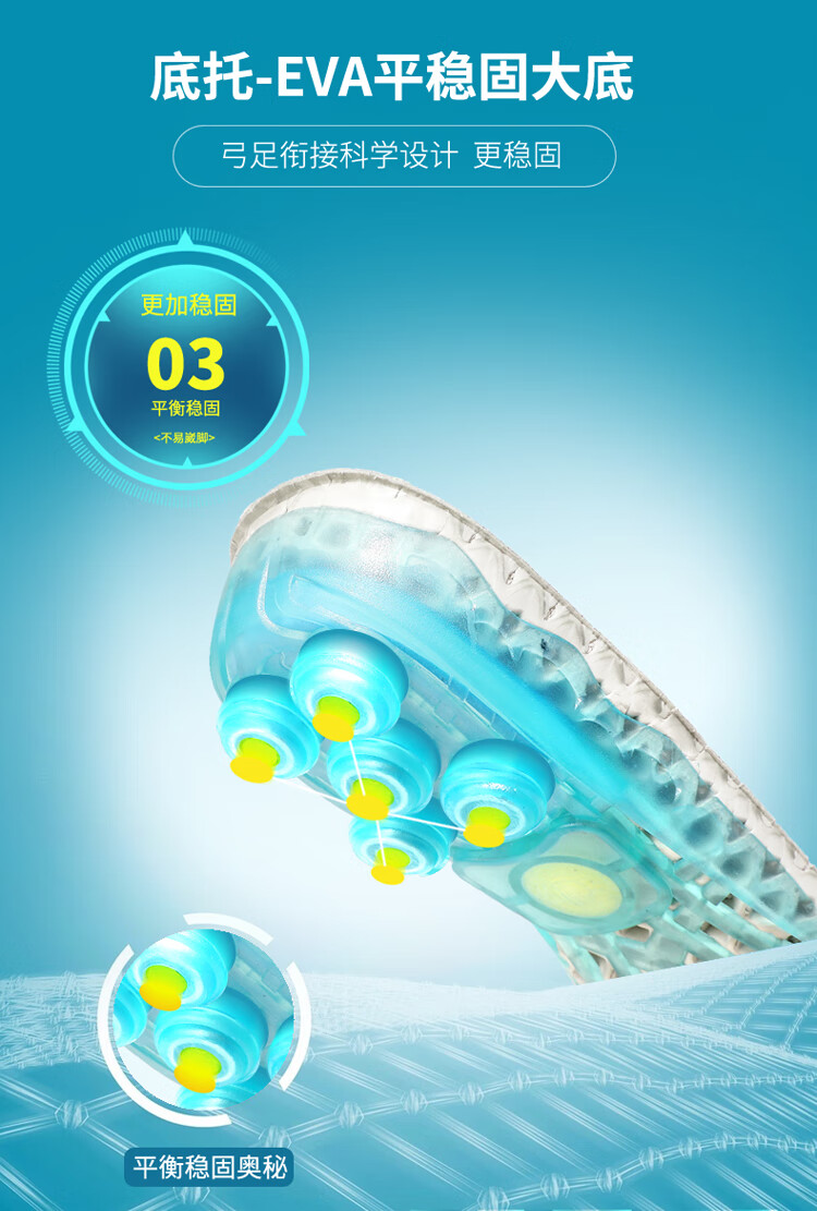 鞋垫男士运动减震加厚弹簧吸汗防臭内增高缓震防滑篮球鞋垫球员版pu