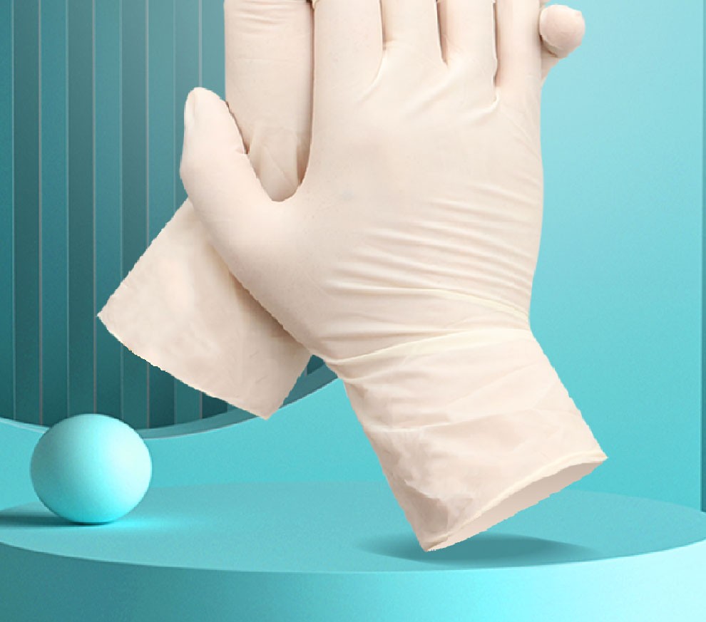 平安人 医用一次性橡胶乳胶手套无菌外科手术检查用专用医护防护 【光