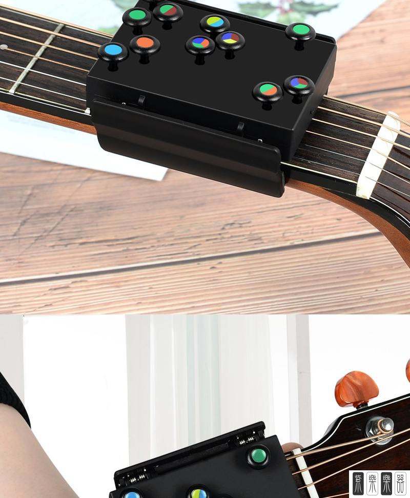 民谣吉他助弹器懒人和弦辅助神器练习指力器练指器便携口袋初学 助弹