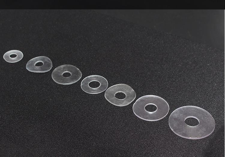 密封塑料垫圈垫片pvc材质透明尼龙透明垫片螺丝平垫圈塑料胶垫8191050