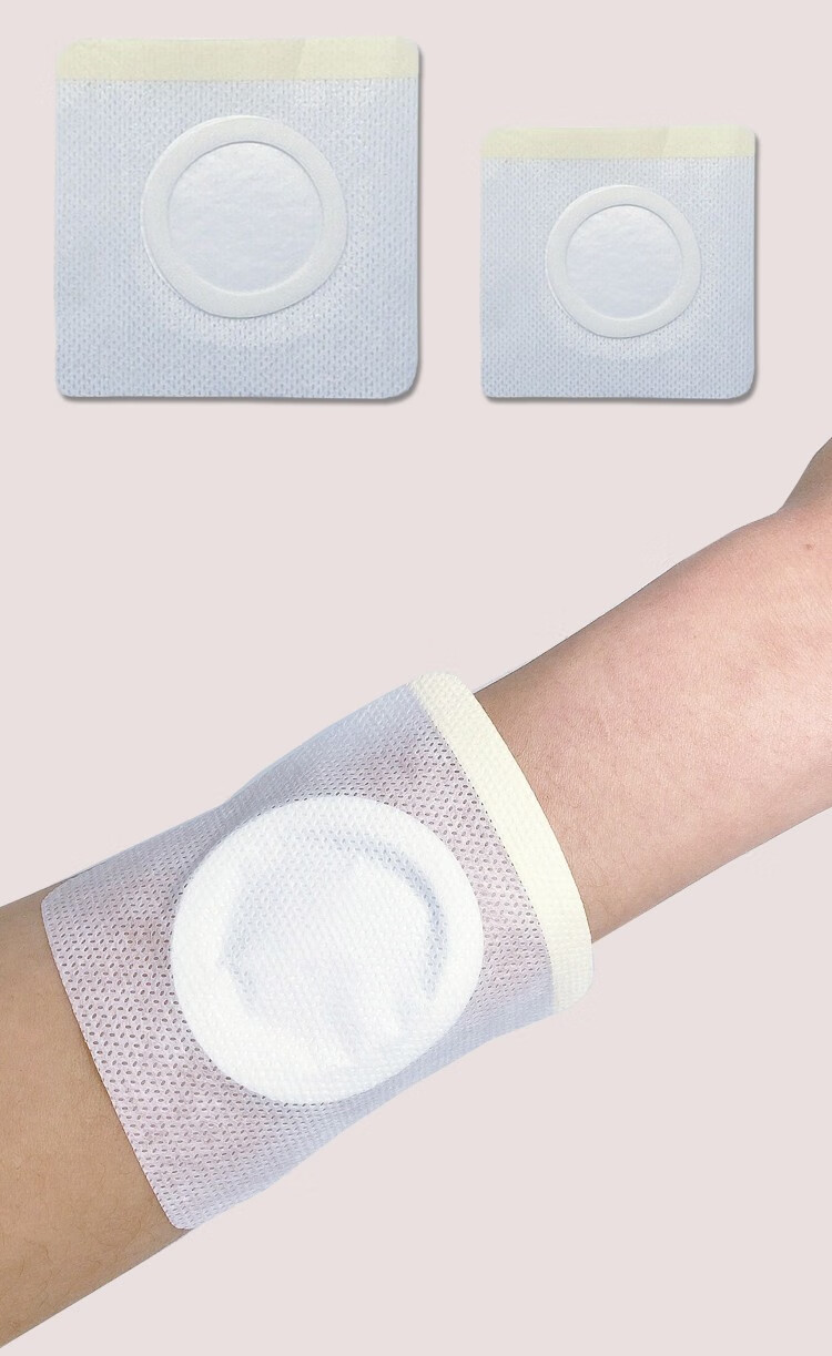 穴位空白贴三九贴三伏贴肚脐涌泉贴胶布敷贴透气贴胶带77cm内3cm100片