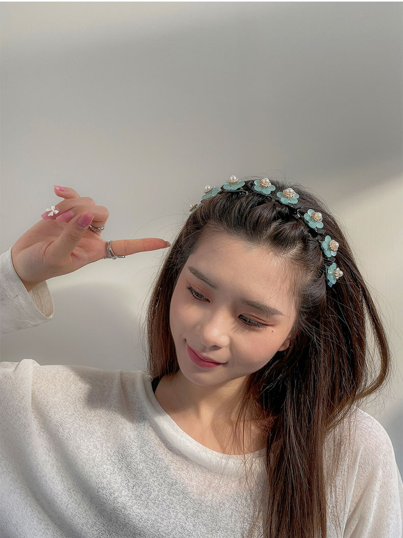 懒人编织发箍 新款可编发夹碎发神器懒人头箍女化妆洗脸用头饰韩版网