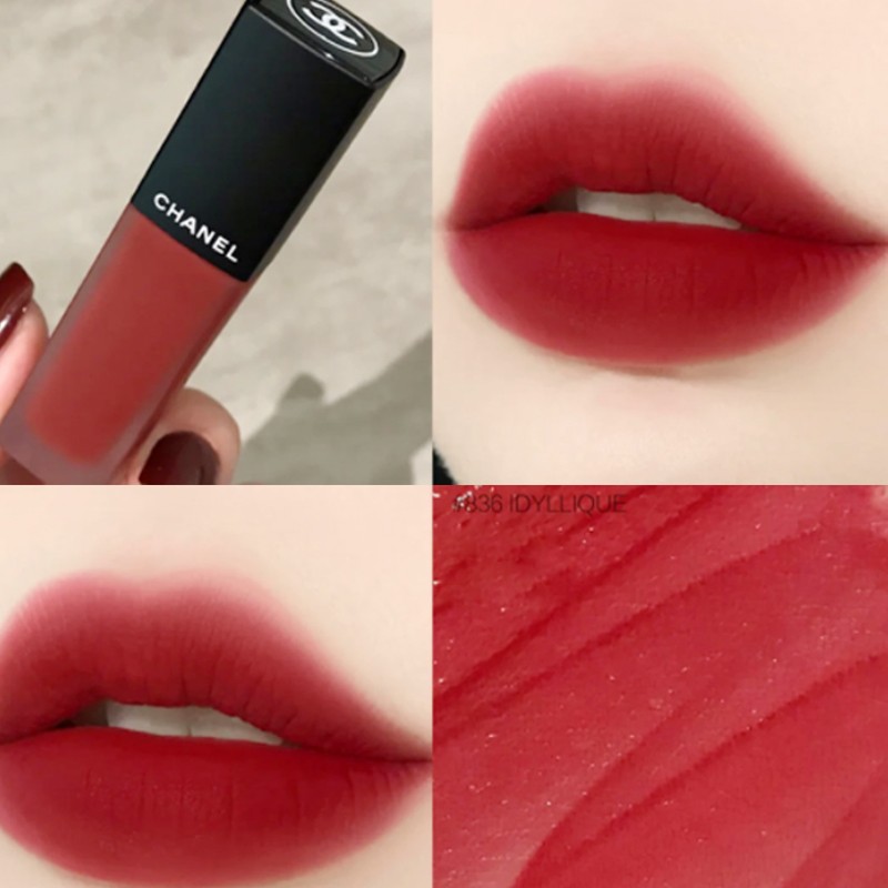 香奈儿(chanel) chanel香奈儿2021秋冬新色印记ink哑光唇釉 848# 铁锈