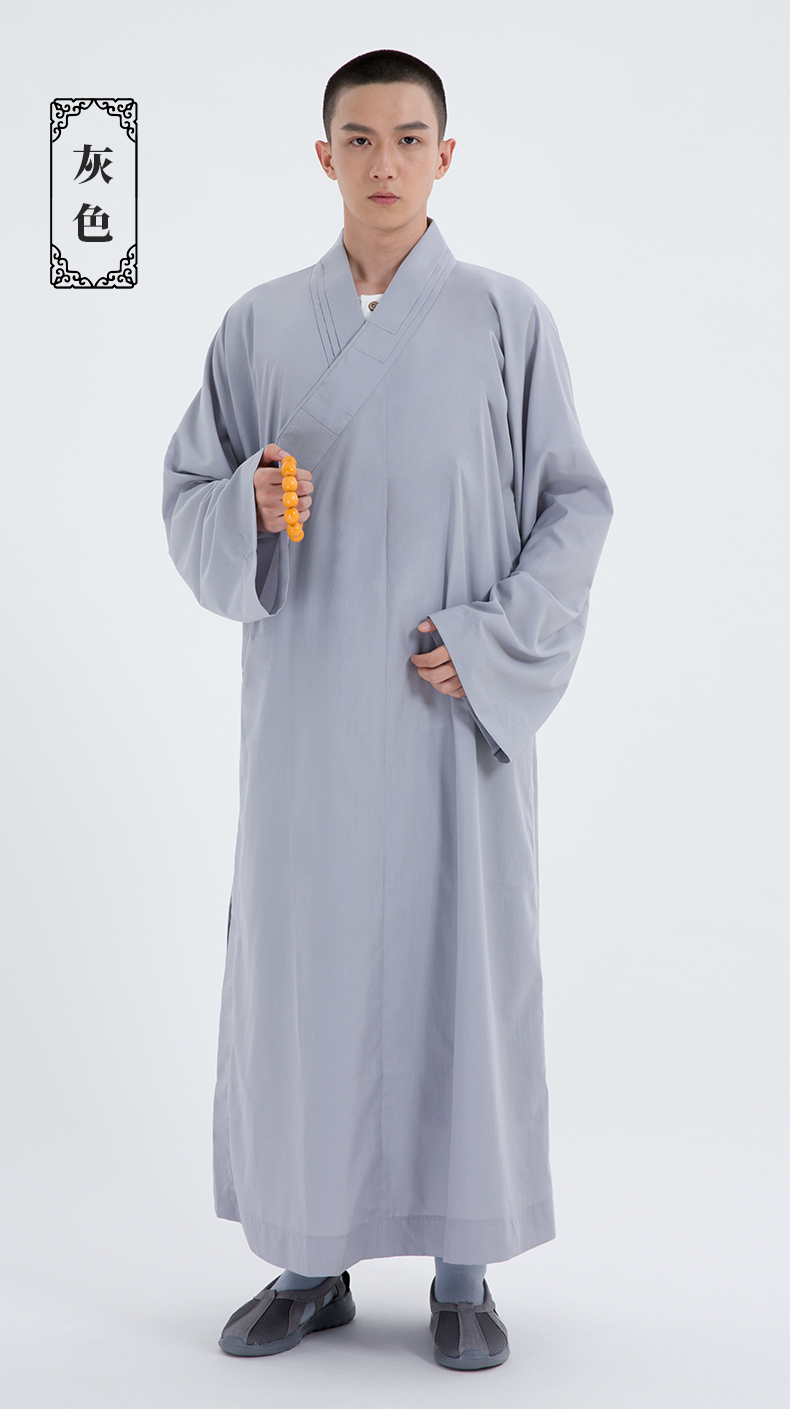 出家人和尚的衣服长褂僧服长衫僧衣大褂夏季薄款僧袍佛教男女和尚服