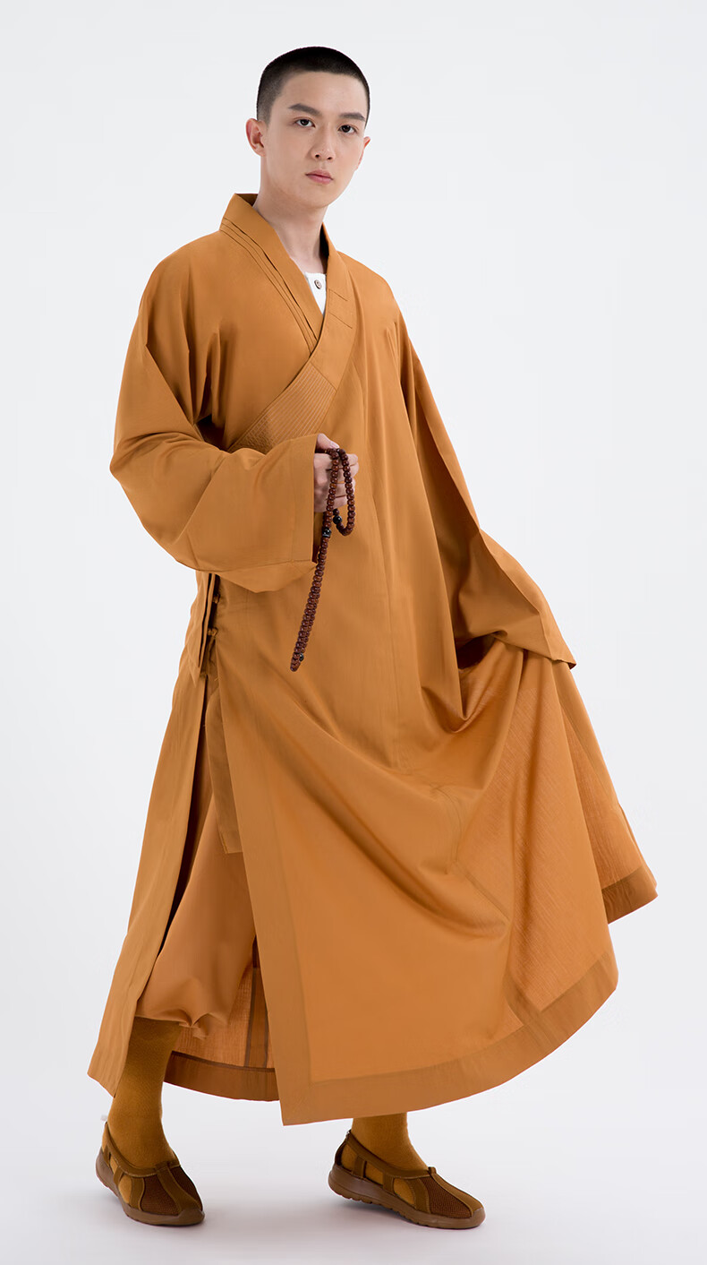 出家人和尚的衣服长褂僧服长衫僧衣大褂夏季薄款僧袍佛教男女和尚服