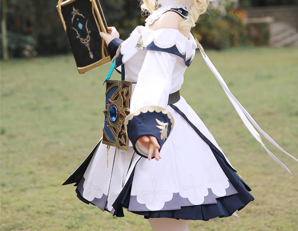 现货 套装 送斜挎魔法书【漫囧】原神 芭芭拉 cosplay衣服 全款