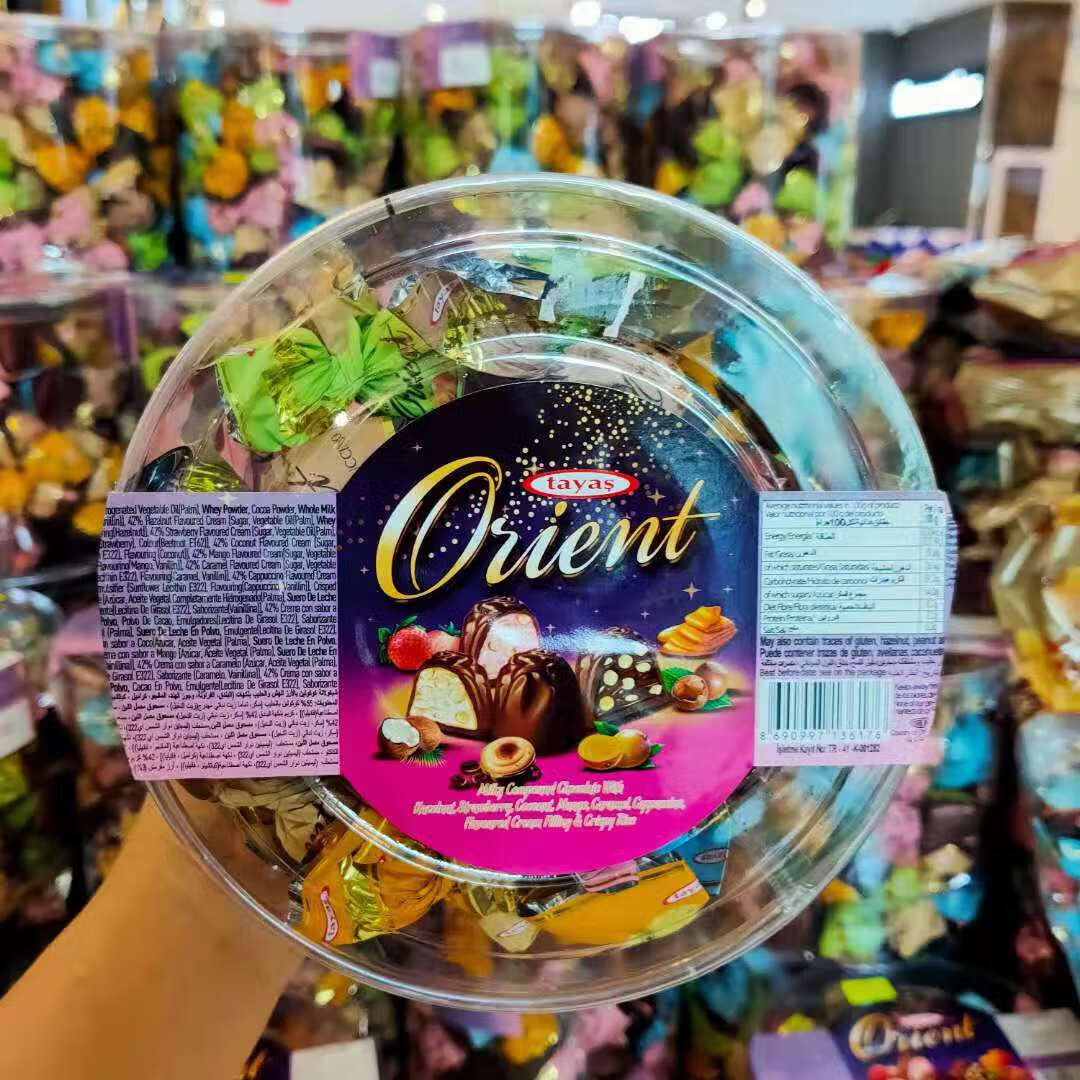 泰雅丝tayas巧克力 杏仁草莓榛子什锦巧克力夹心巧克力年货1000克 酒