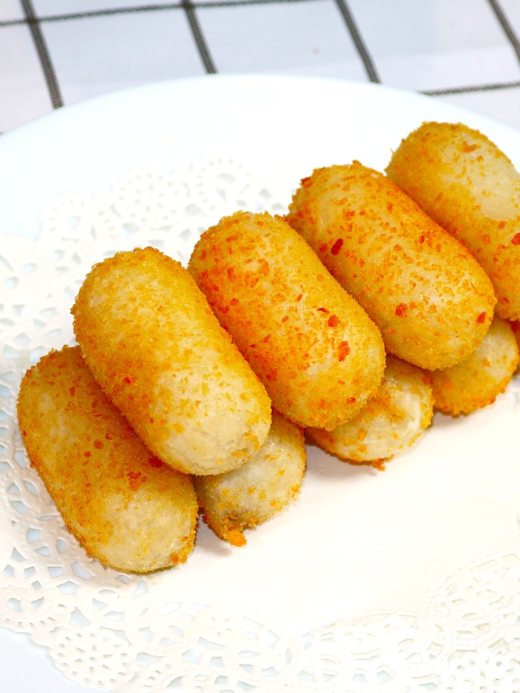 整箱阿诺爆浆糍粑油炸小吃点心四川特产半成品火锅店红糖糯米糍粑