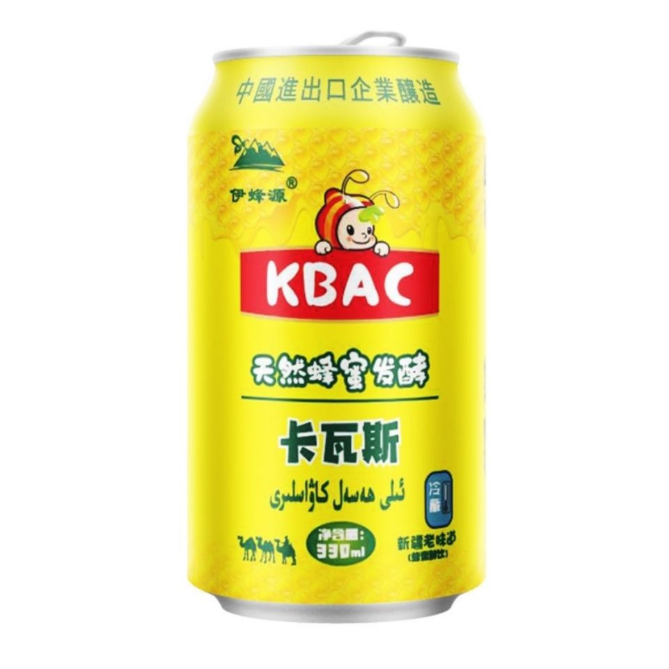 新疆特产新疆伊蜂源卡瓦斯天然蜂蜜发酵传统格瓦斯饮料 330ml卡瓦斯6