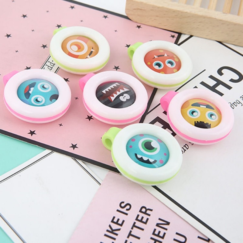 心愿生活卡通儿童驱蚊扣防蚊纽扣孕妇婴儿驱蚊户外植物驱蚊扣图案随机