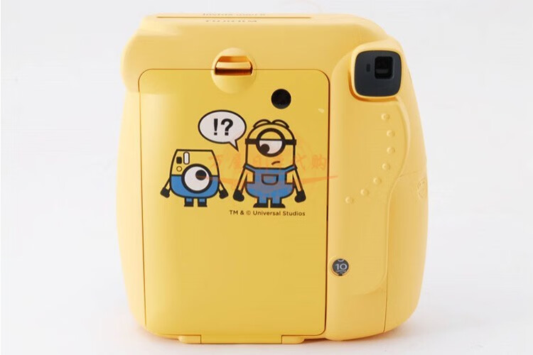 日本原装富士mini8/fujifilm小黄人拍立得照相机一次成像直邮 相纸2盒