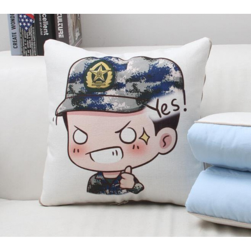 军人抱枕 军恋兵哥哥男女朋友情侣婚礼实用生日礼物武警部队公仔玩偶