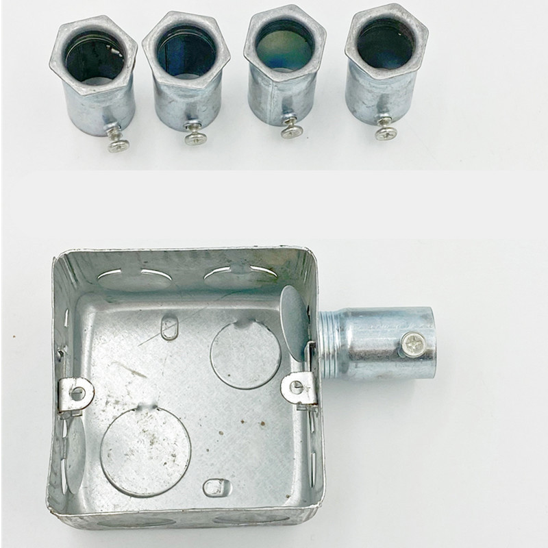 黛惑kbg管锁母jdg杯梳20盒接内丝25镀锌钢管螺接头32锁扣压式押合接16