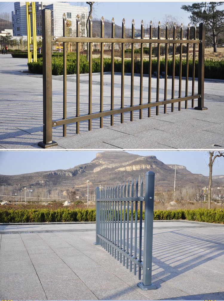 铁艺锌钢护栏别墅花园小区护栏栅栏护栏杆绿化庭院围栏院墙 1米高长一