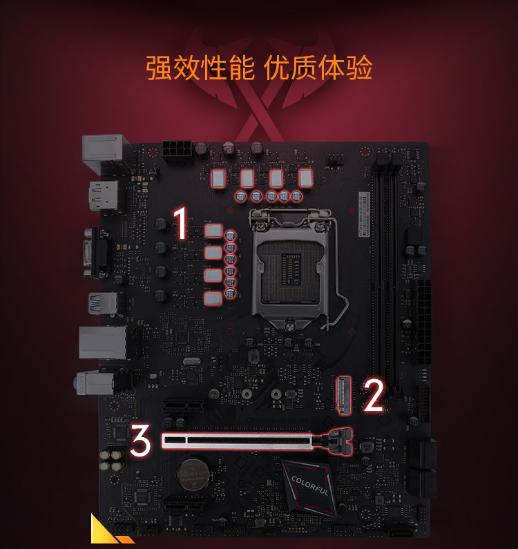 七彩虹colorfulbattleaxb560mhddeluxev20电脑主板主机板支持11600k