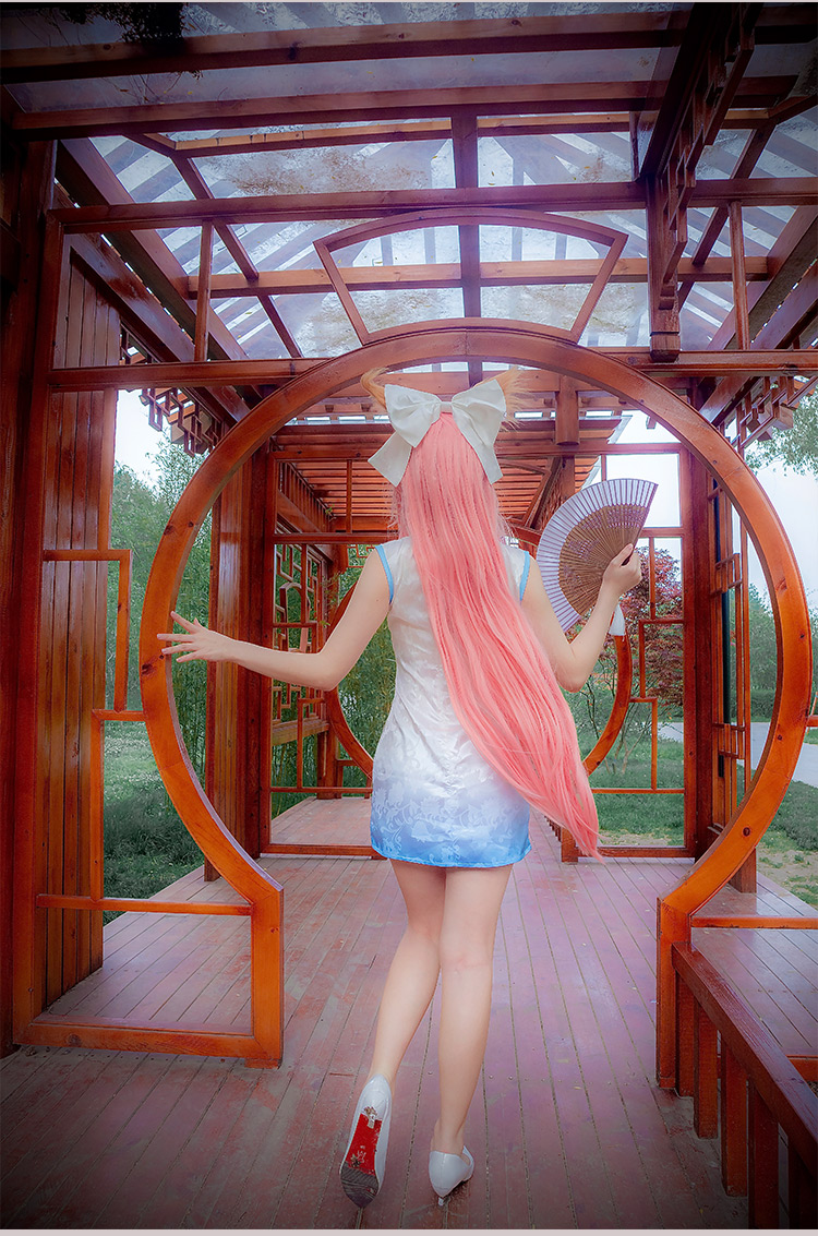 fgofate玉藻猫玉藻前cos日常旗袍小玉尾巴尾巴耳朵l