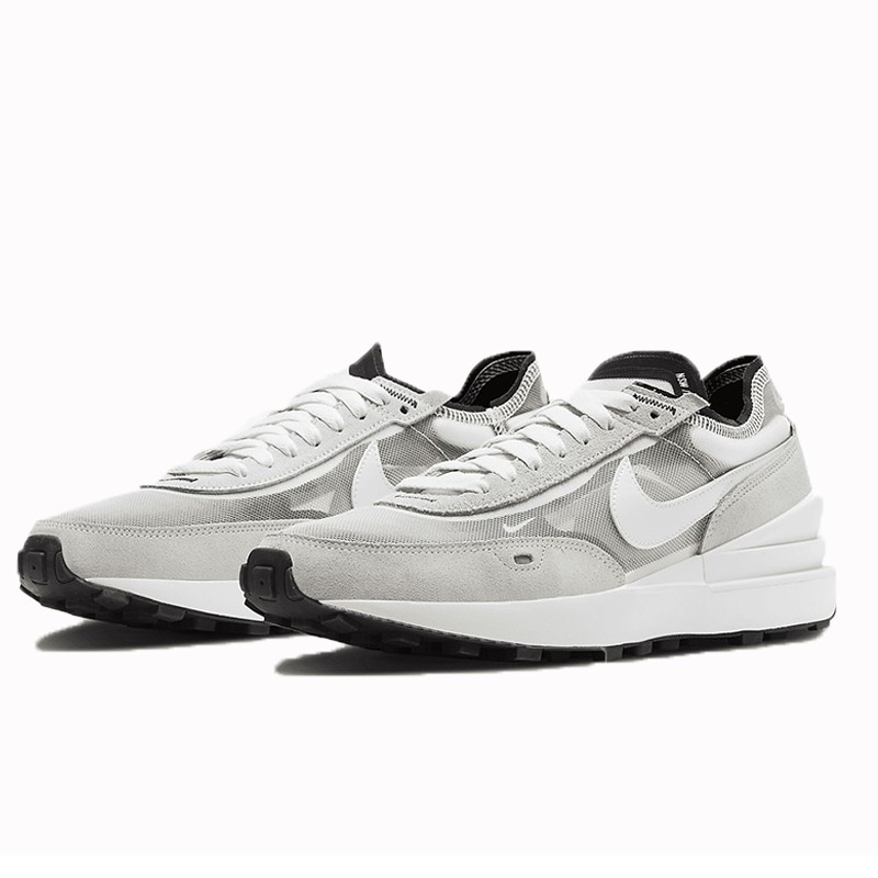 【现货】耐克waffle one 小sacai灰白复古华夫底运动休闲跑鞋男 da