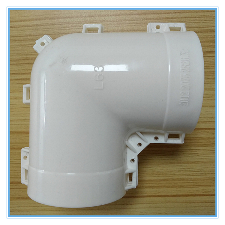 ppr保温管外包护套50 63 75 90 110 160 200pvc等径弯头连接片 Φ200