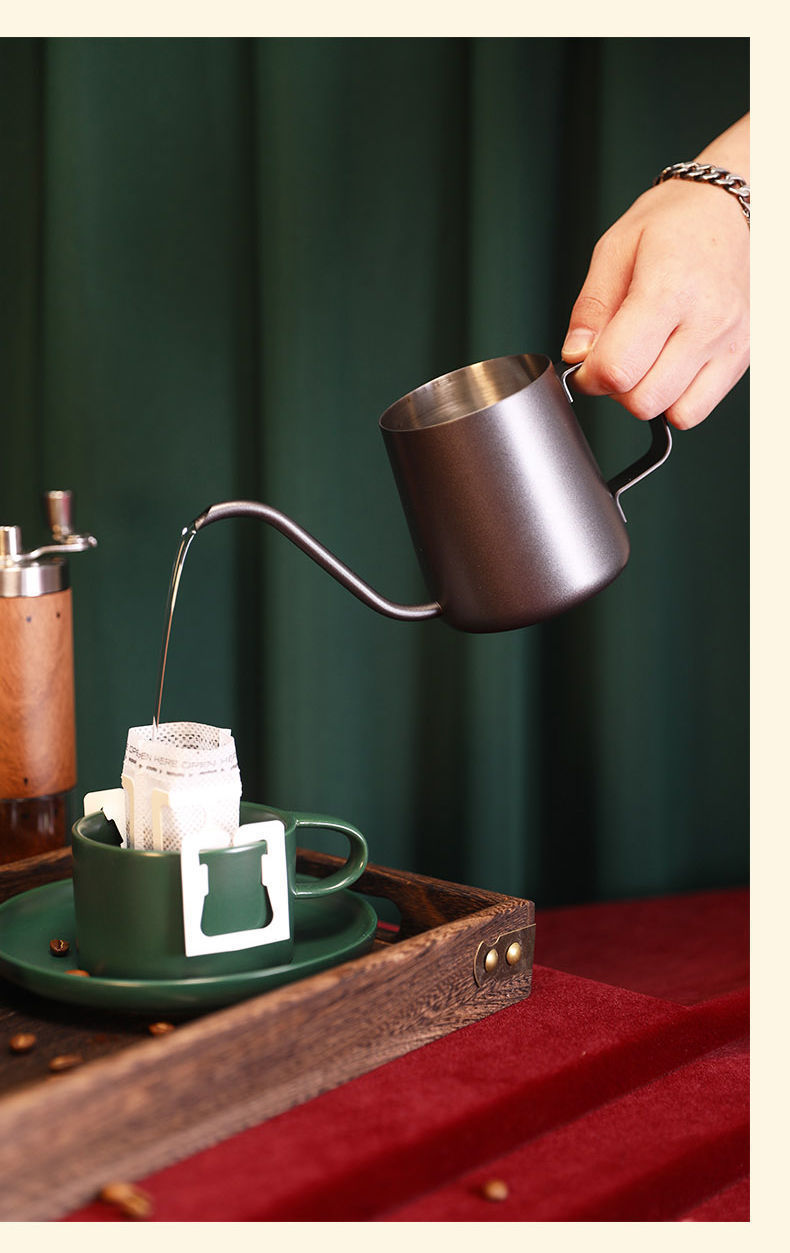 南啵丸 手冲咖啡壶套装挂耳咖啡长嘴壶不锈钢咖啡器具家用冲泡壶滴漏