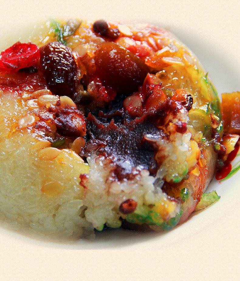 杭州特产知味观八宝饭750g甜豆沙馅糯米饭懒人速食甜米饭年货750g八宝