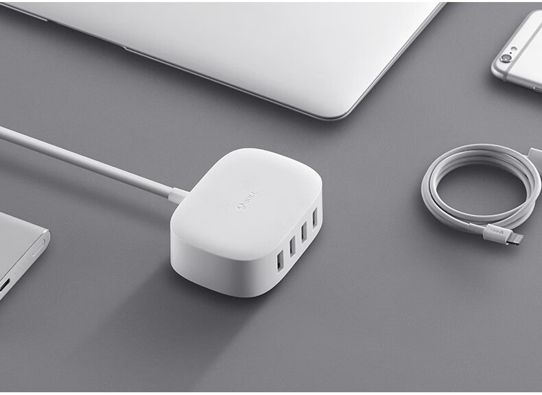 手机多孔多插口插头typec多孔多功能多口usb充电器智能快充四口定时