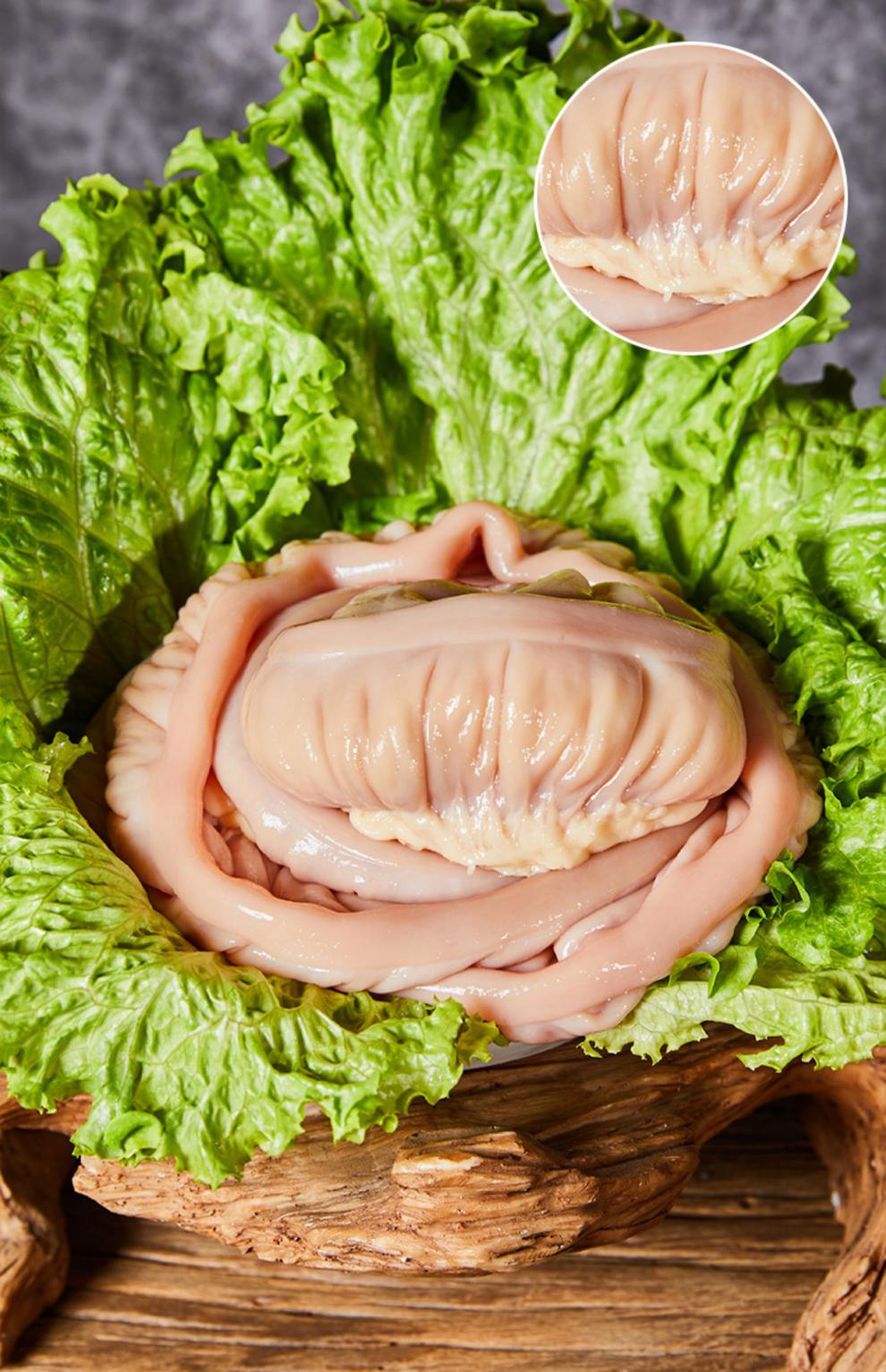 驴板肠生板肠新鲜正宗驴大肠新鲜驴肉火烧洗净真空纯板肠驴肉焖子 3斤