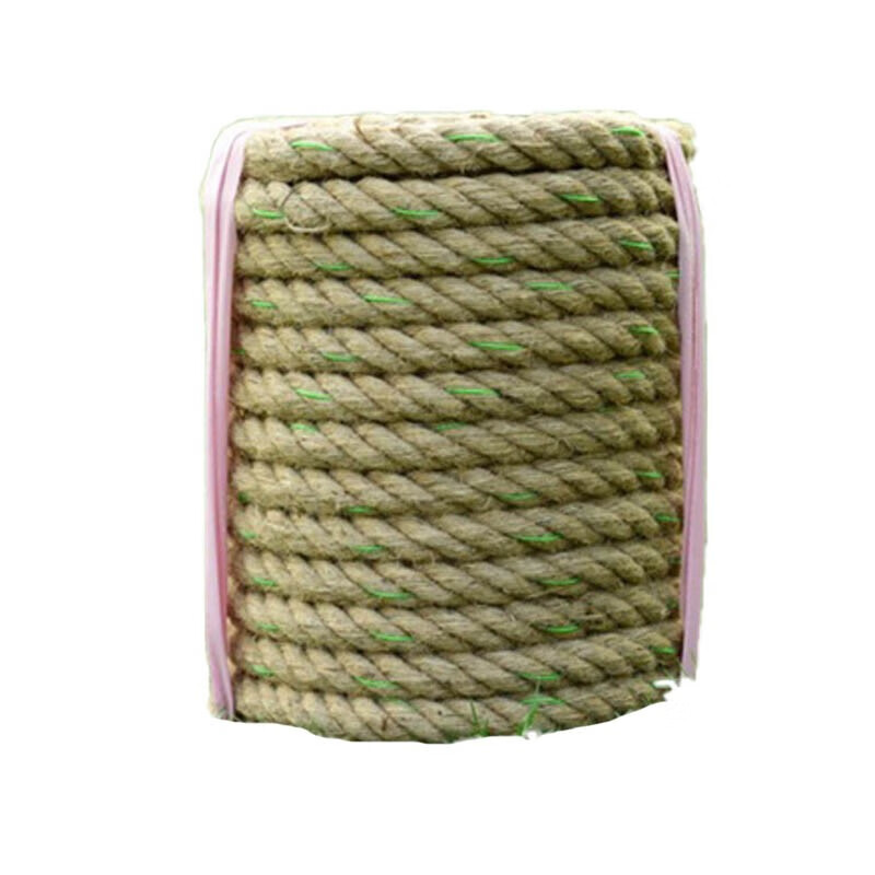 BONZEMON 包装绳加钢丝绳 儿童成人拔河比赛麻绳 户外攀爬绳多种规格 加钢丝拔河绳 38mm*30米
