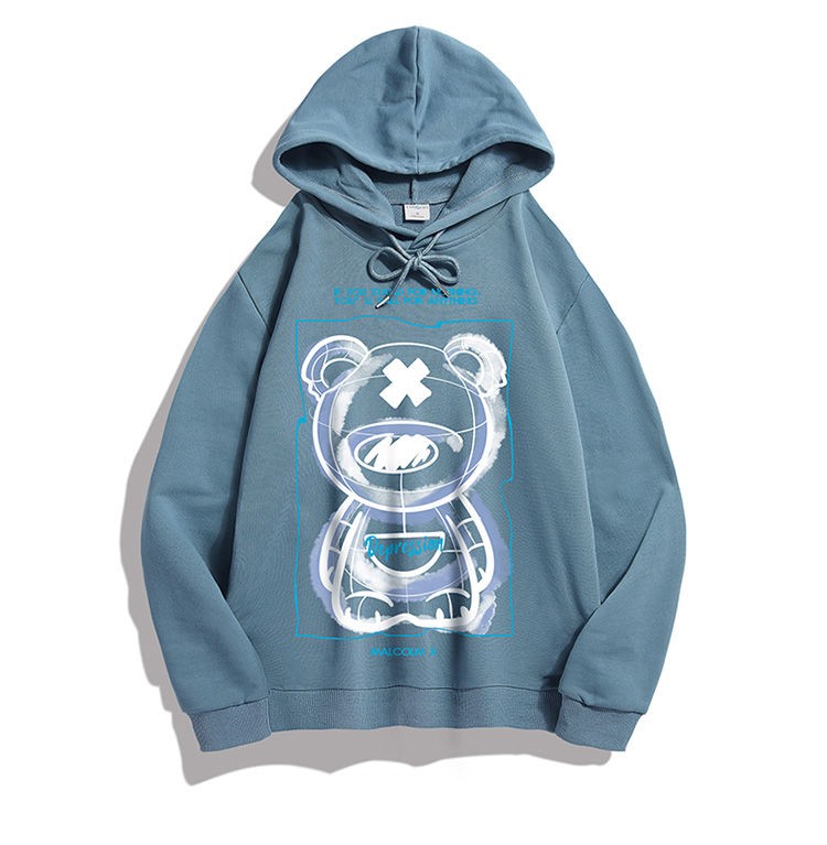 连帽卫衣】男士连帽卫衣秋冬款2021新款潮牌百搭简约宽松男装秋装衣服