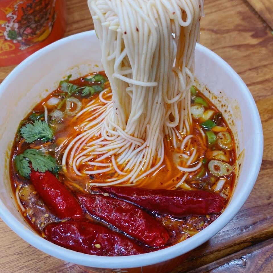 张红旗郏县饸饹面张红旗饸饹面新品6桶整箱冲泡饸烙清真免煮方便速食