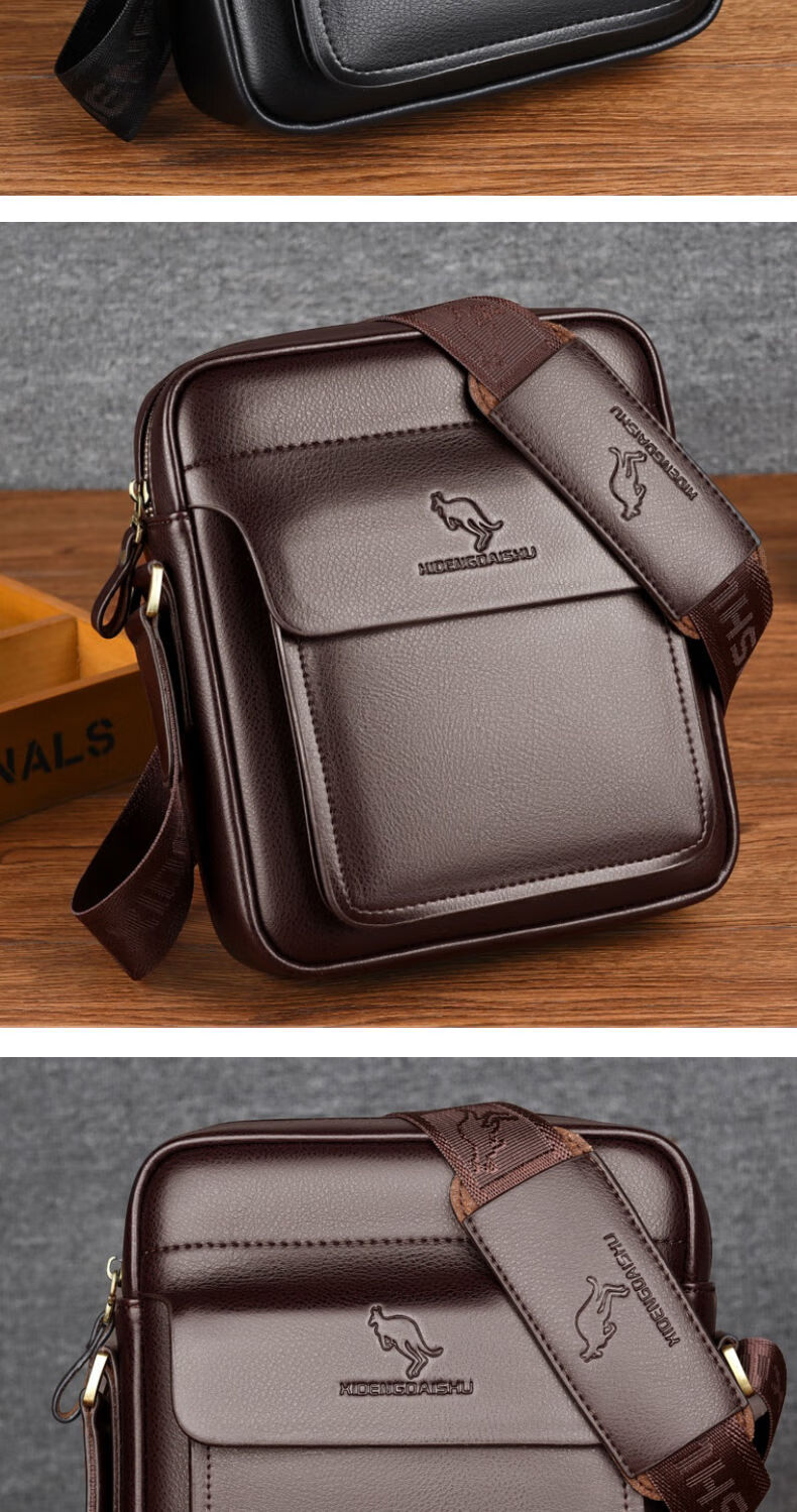 男包单肩包正皮斜跨包牛皮休闲包新款皮包男士小背