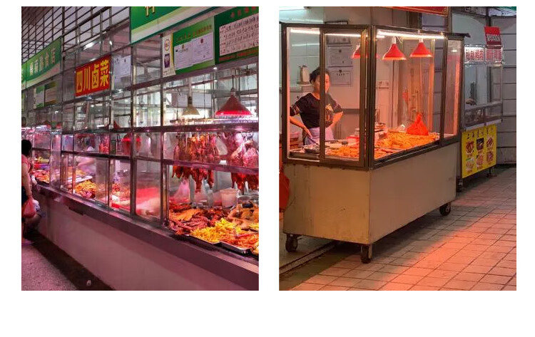 乔兹生鲜灯冷鲜肉专用水果led生鲜灯猪肉熟食卤菜市场灯鲜肉灯红白光