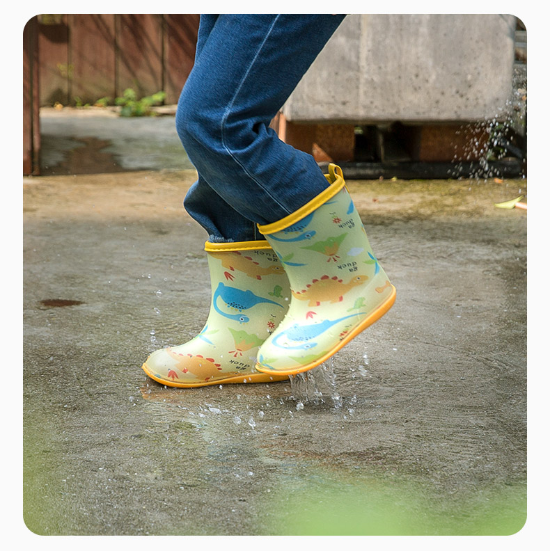 【雨天出行】迪士尼同款新品宝宝雨靴男童儿童雨衣雨鞋套装幼儿防滑