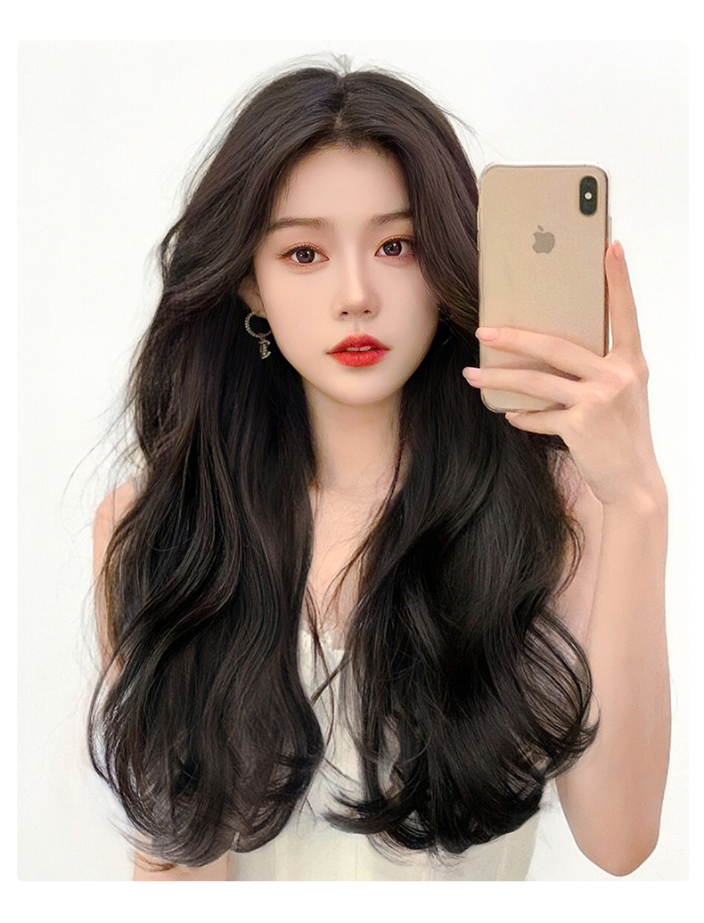 天空树 假发女长发头顶发片增发量蓬松卷发仿真发无痕接发片三片式