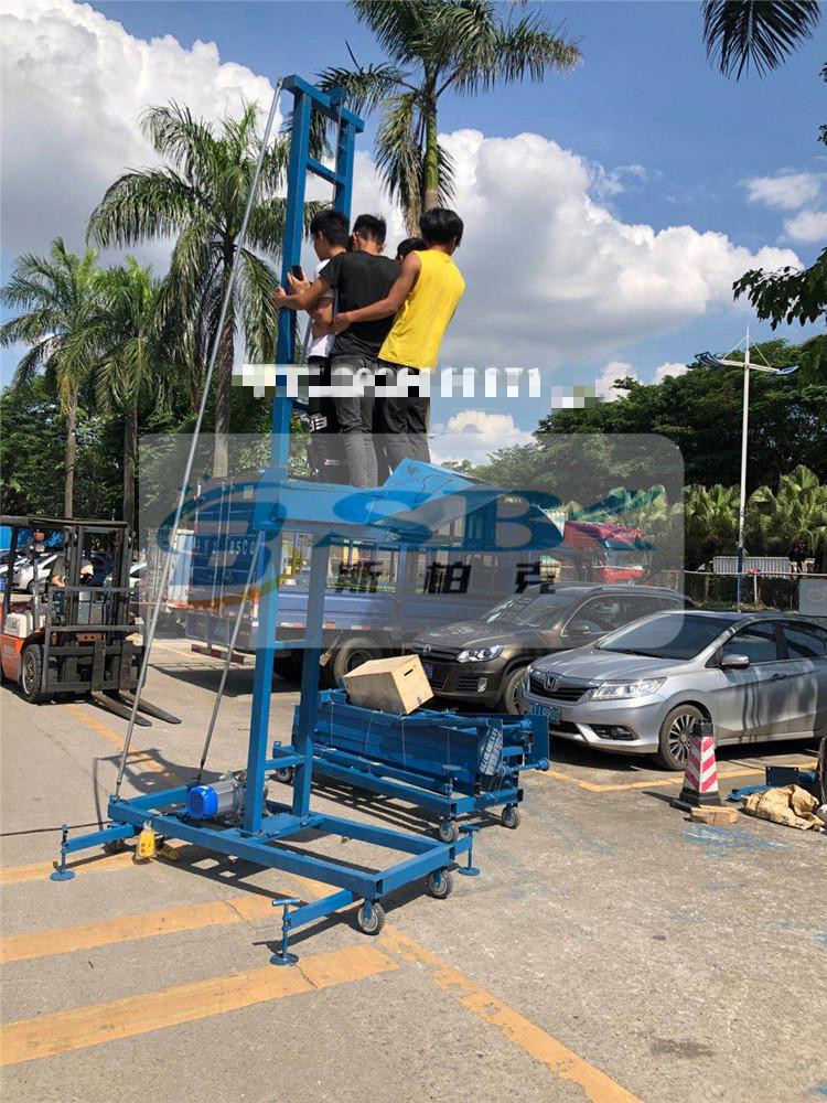 混凝土倒柱机方管快速上料机起砖机提升机升降平台梁柱浇灌注机方管6