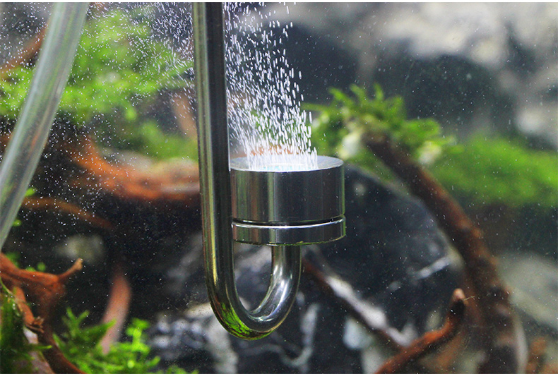 水草二氧化碳发生器 不锈钢 co2发生器细化器雾化器草缸专用 透明