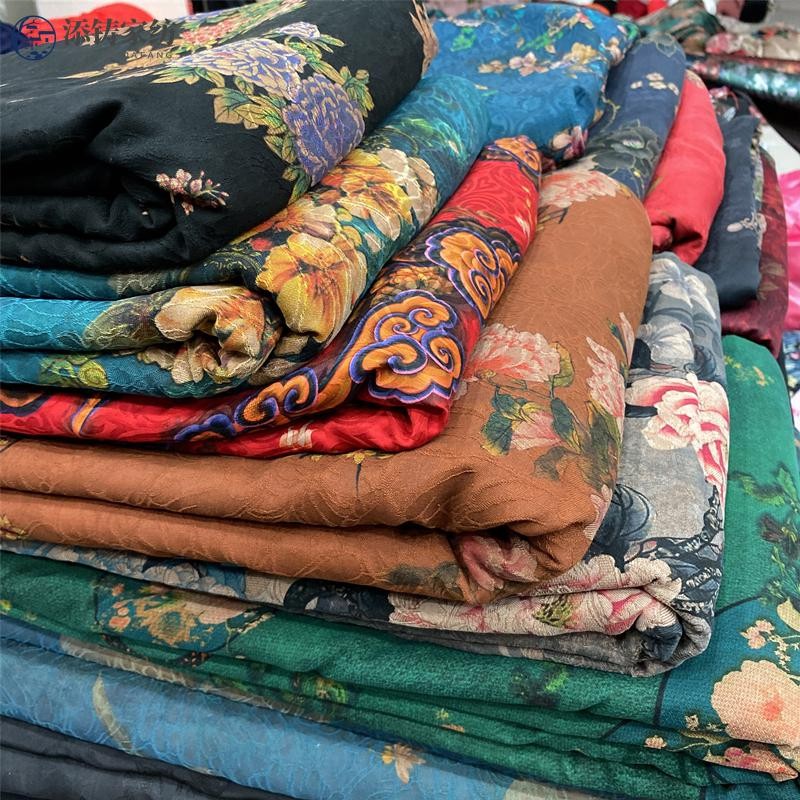 香云纱布料花罗绢纺桑零布头面料顺德产丝绸重磅布料 22号绢纺香云纱