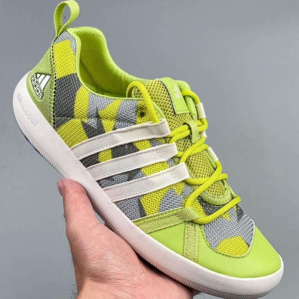 阿迪达斯2022新款三叶草涉水鞋男鞋夏季户外鞋透气无洞款速干溯溪