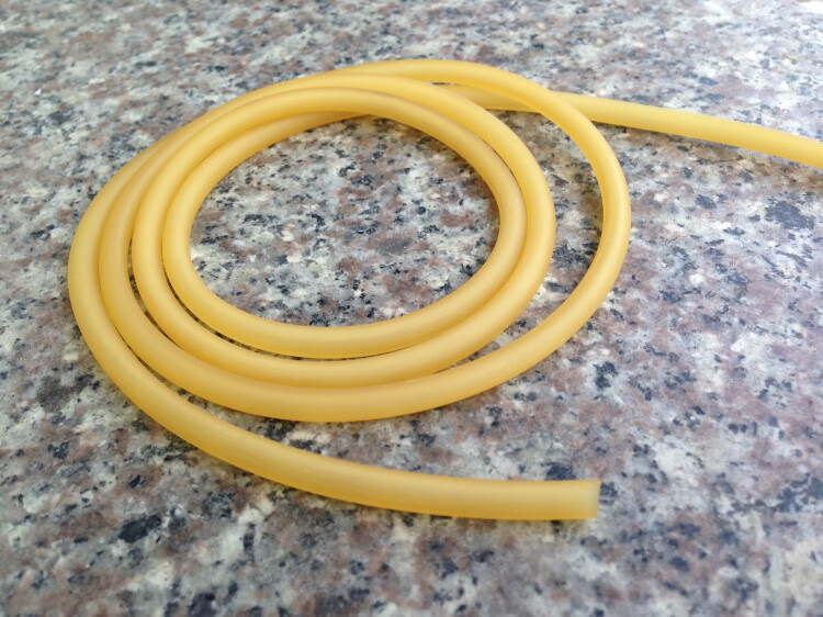 加粗气门芯高弹性橡胶管弹弓皮筋5mm粗气门芯普通胶管2根