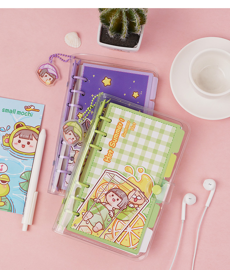 子随身本小学生可爱超萌少女心ins小清新文艺流沙手帐本女生网红 牛油