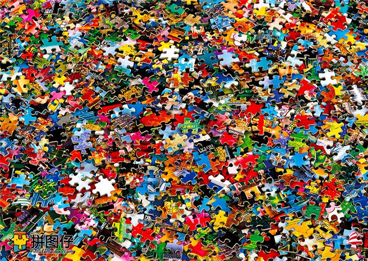 纯黑地狱 日式beverly 108/150/300/1000片拼图 地狱系列15款 迷你