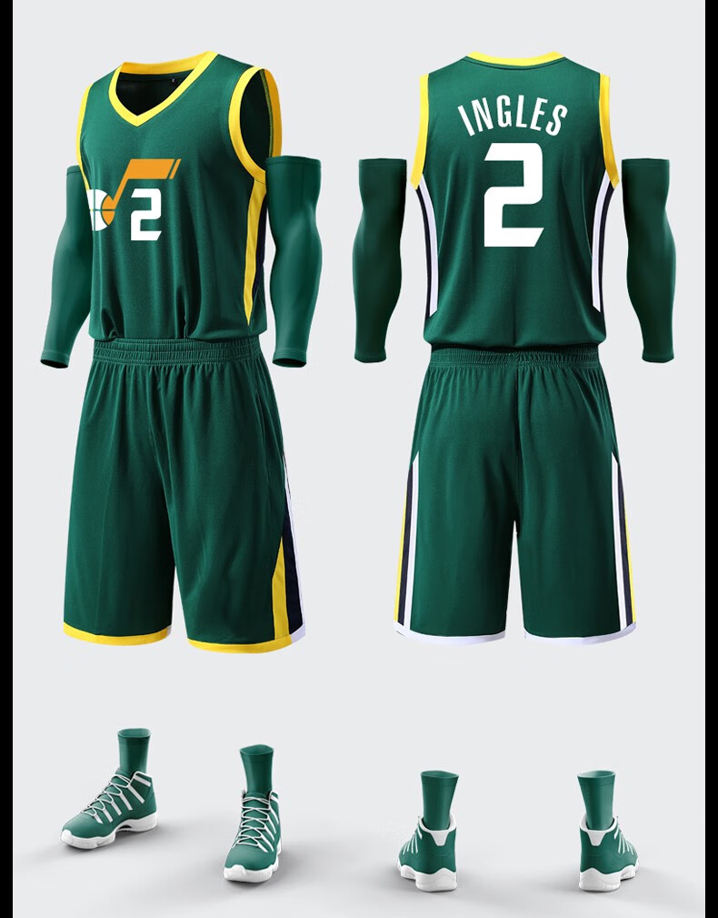 好布巴特爵士队城市版球衣米切尔篮球服套装男女45号康利运动服戈贝尔