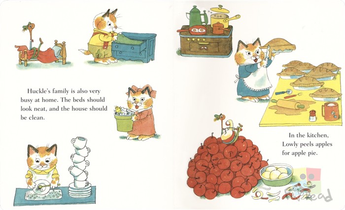 Richard Scarry S Busy Busy People 忙忙碌碌的人们英文原版进口图书启蒙认知绘本英语学习0 3岁 摘要书评试读 京东图书