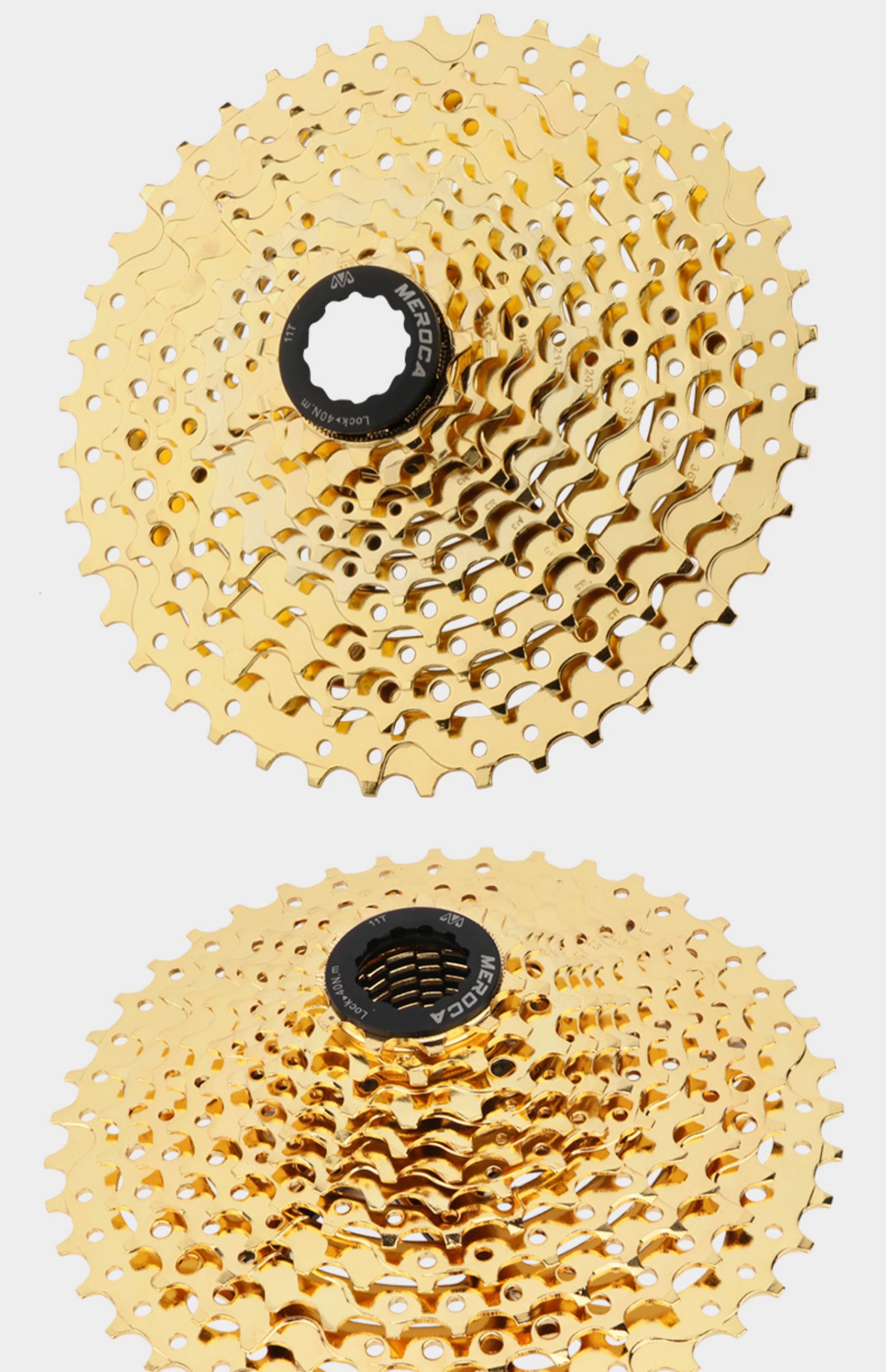 山地车卡式飞轮自行车镀金色塔轮后变速齿轮27/30/33速链轮 10速 11