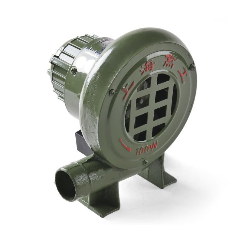 调速鼓风机220v炉灶鼓风机家用小型鼓风机烧烤助燃家用鼓风机铸铁100w