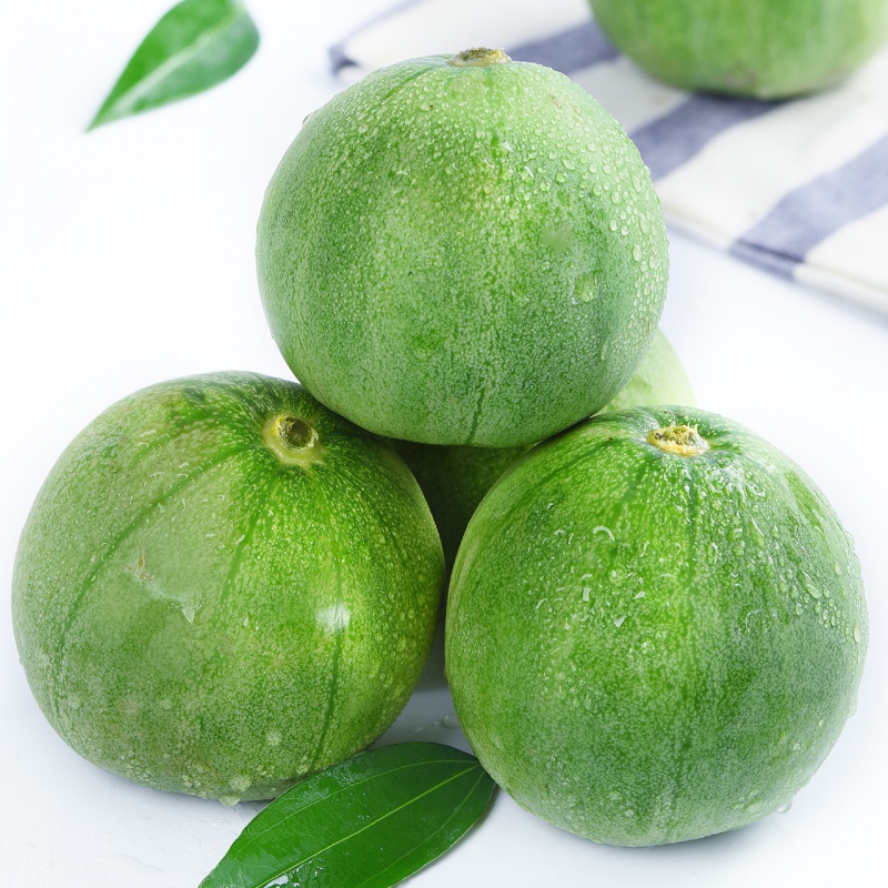 绿宝甜瓜5斤水果时令小甜瓜绿宝石香瓜脆瓜整箱 500g 5斤超值装【中大